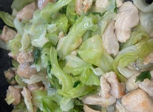 鶏胸肉、大葉、キャベツのサッパリ炒め-レシピのメイン写真