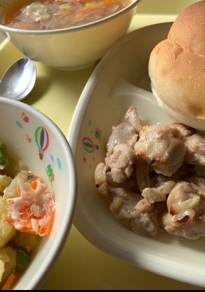 鶏肉のはちみつレモン焼き　河内長野市給食-レシピのメイン写真
