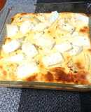 豆腐とジャガイモ、玉葱のキッシュ