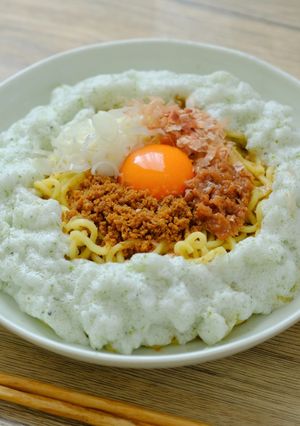 とりそぼろと卵の混ぜそば-レシピのメイン写真