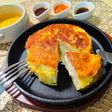 キャベツの洋風ミルフィーユお好み焼き