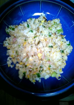 九条ねぎとしらすとベーコンの炒飯-レシピのメイン写真