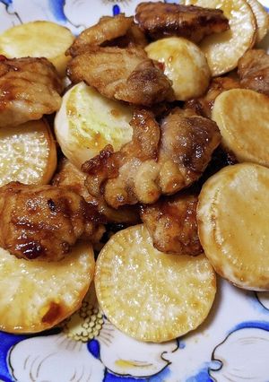 まぐろとかぶのピリ辛炒め-レシピのメイン写真