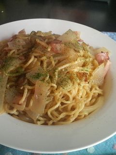 ベーコンとマヨネーズの洋風焼きそば-レシピのメイン写真
