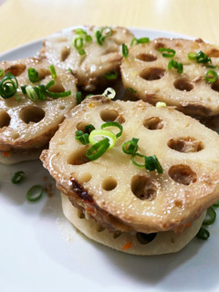 れんこんのはさみ焼き-レシピのメイン写真