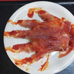 รูปของ ドン引き♪ハロウィン手首つくねバーグ♡