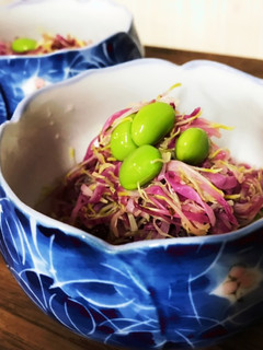 秋の味 菊の酢の物-レシピのメイン写真