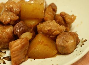 豚角切り肉と大根の五香粉炒め煮-レシピのメイン写真
