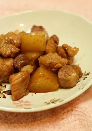 豚角切り肉と大根の五香粉炒め煮-レシピのメイン写真