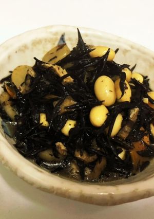 【おふくろの味】ひじきの炒り煮-レシピのメイン写真