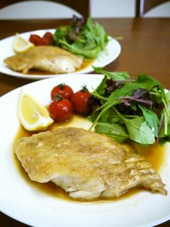 白身魚のムニエル♪レモンバターソース♪-レシピのメイン写真