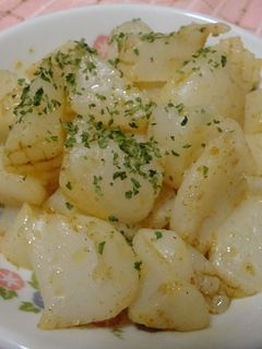コンニャクのにんにくカレー炒め-レシピのメイン写真