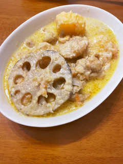蓮根と鶏肉のミルクスープ-レシピのメイン写真