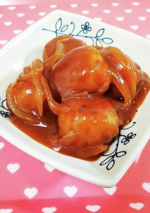 甘め懐かし味♪冷凍肉団子でミートボール-レシピのメイン写真