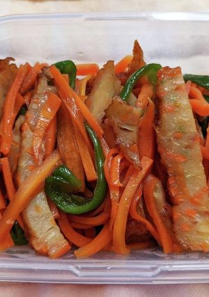 野菜天と人参とピーマンのきんぴら-レシピのメイン写真