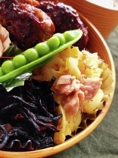 お弁当★副菜★ツナキャベツレンジ蒸し-レシピのメイン写真