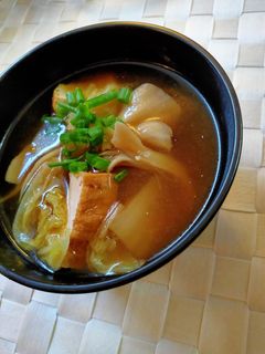 我が家の定番舞茸の味噌汁-レシピのメイン写真