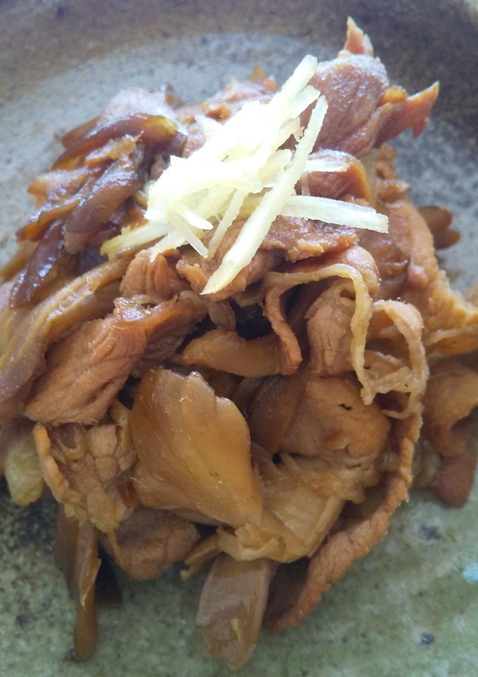 ごはんが進む♪豚肉と舞茸のしぐれ煮-レシピのメイン写真