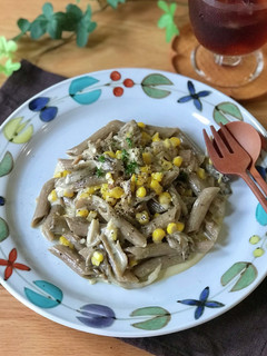 舞茸とベーコンの味噌クリームソースペンネ-レシピのメイン写真