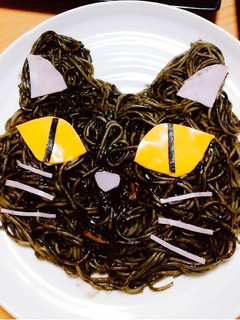 ハッピーハロウィン♪黒猫パスタ-レシピのメイン写真