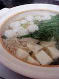さくさくふわふわ。とりだんごの水炊き