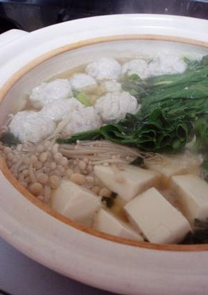 さくさくふわふわ。とりだんごの水炊き-レシピのメイン写真