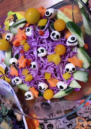 ハロウィン⭐︎サラダ-レシピのメイン写真