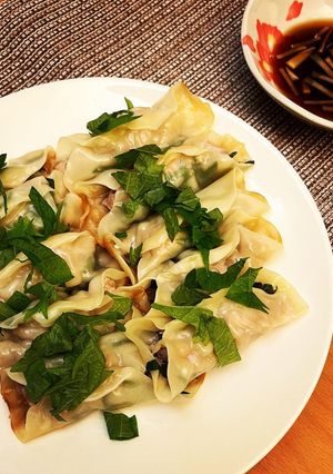 簡単手抜きこまぎれ大葉餃子-レシピのメイン写真