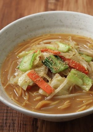 カット野菜のみそラーメン-レシピのメイン写真