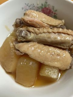 手羽中と大根煮-レシピのメイン写真