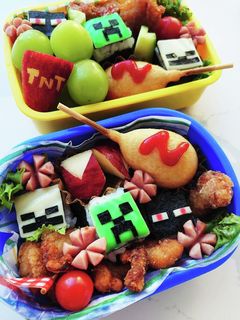 マインクラフトお弁当! キャラ弁-レシピのメイン写真