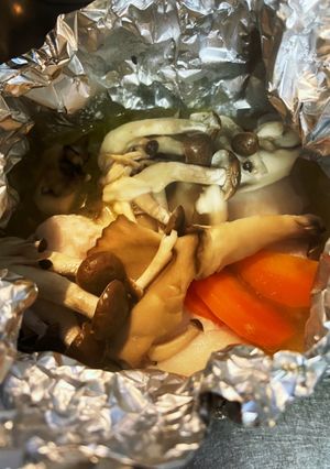 タラとキノコのホイル焼き-レシピのメイン写真