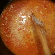 トマトソースで鶏肉煮,卵煮♪タンパク摂取