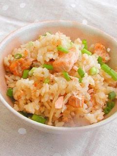 入れて炊くだけ☆鮭の炊き込みご飯-レシピのメイン写真