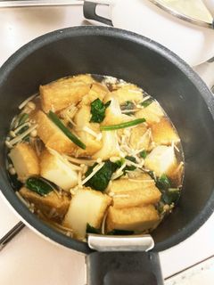 厚揚げとほうれん草とえのきの煮物-レシピのメイン写真