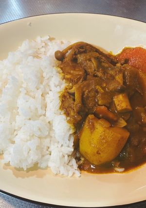 スパイスから作る和風きのこカレー-レシピのメイン写真