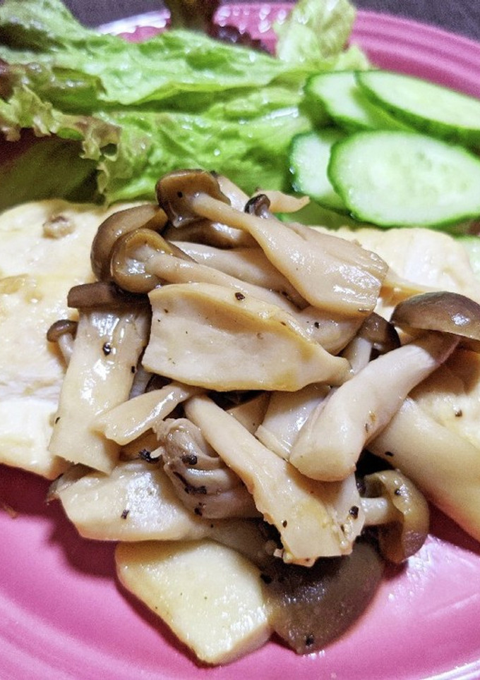 鶏むね肉ときのこのレモン蒸し焼き-レシピのメイン写真