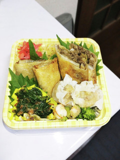【夫婦弁当156】牛ごぼう春巻-レシピのメイン写真