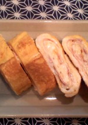 生ハムとチーズの(´Д`)卵焼き-レシピのメイン写真