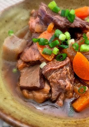 圧力鍋でトロットロ♡牛すじの煮込み-レシピのメイン写真