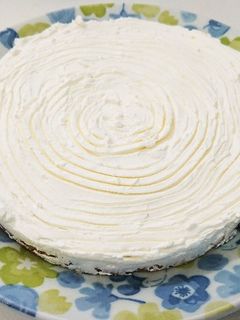 チーズケーキ(生クリームのせ)-レシピのメイン写真
