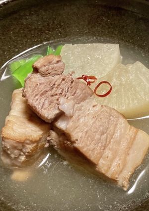 豚角煮のさっぱり塩仕立て-レシピのメイン写真
