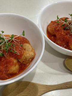 豆腐でヘルシー☆ミートボールのトマト煮-レシピのメイン写真