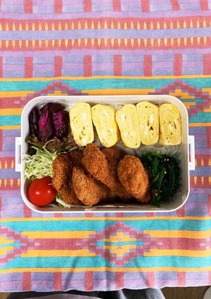 ヒレカツ弁当　〜高校生男子弁当〜-レシピのメイン写真