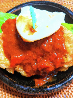 トマトカレーチキンのナンサンド-レシピのメイン写真