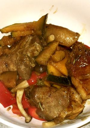 豚バラ肉ブロックのバルサミコ煮込み-レシピのメイン写真