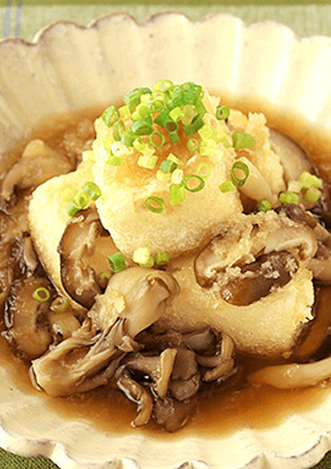 揚げ豆腐のきのこみぞれかけ-レシピのメイン写真