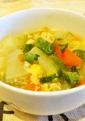 ハヤトウリの中華風スープ-レシピのメイン写真