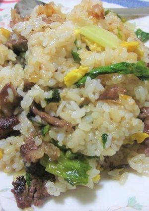 牛肉とレタスのチャーハン-レシピのメイン写真