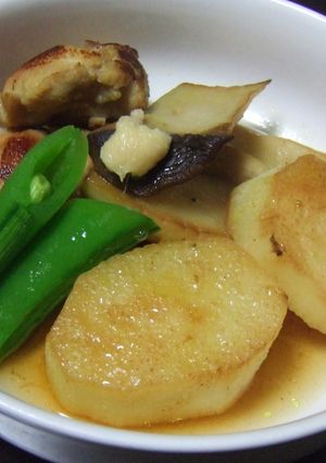 長いも・鶏・エリンギのカレー風味揚げだし-レシピのメイン写真